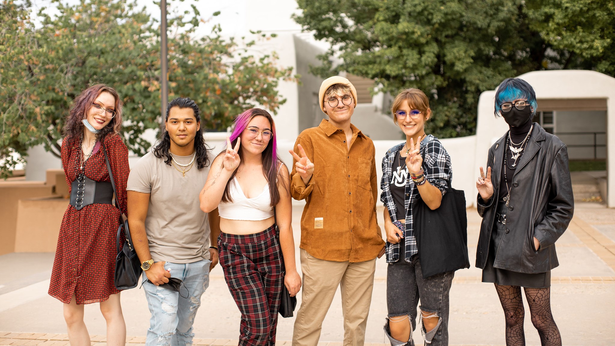 Diverse students of UNM