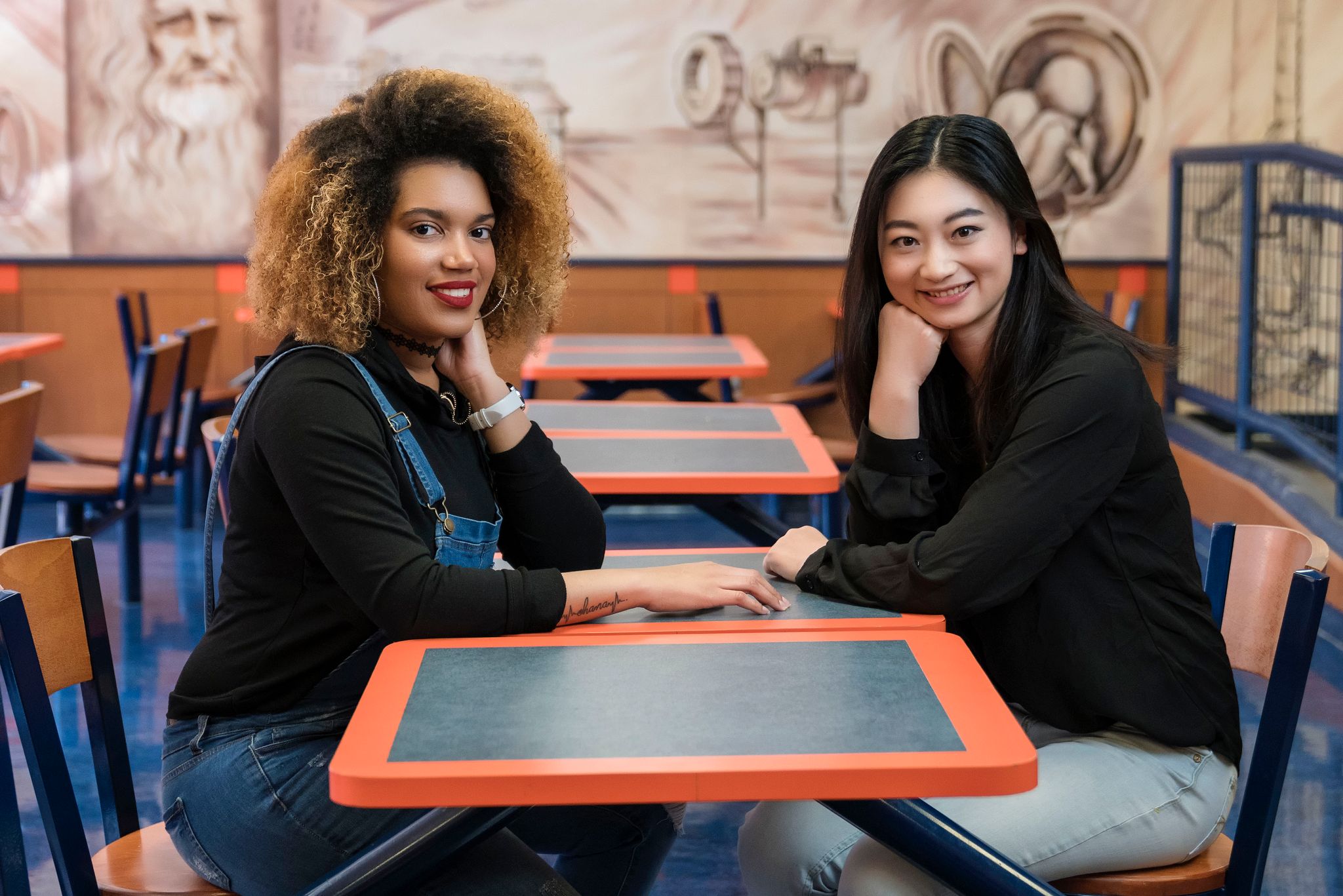 Two female Western University students