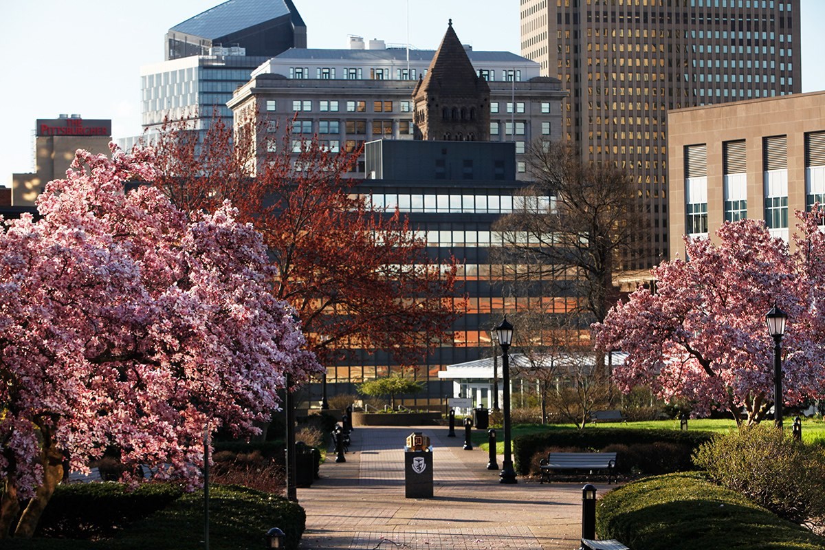 Duquesne campus and Pittsburgh