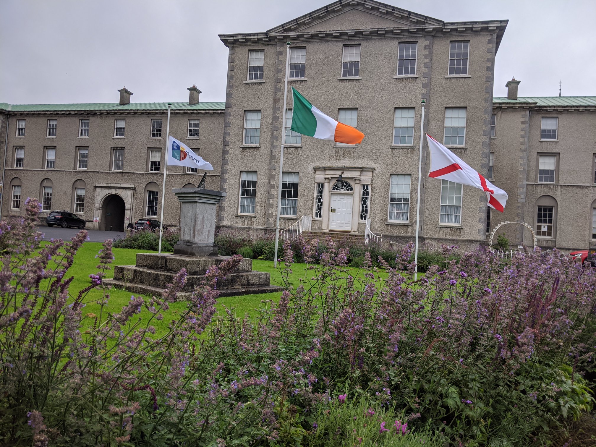 Ireland flag in Maynooth's campus