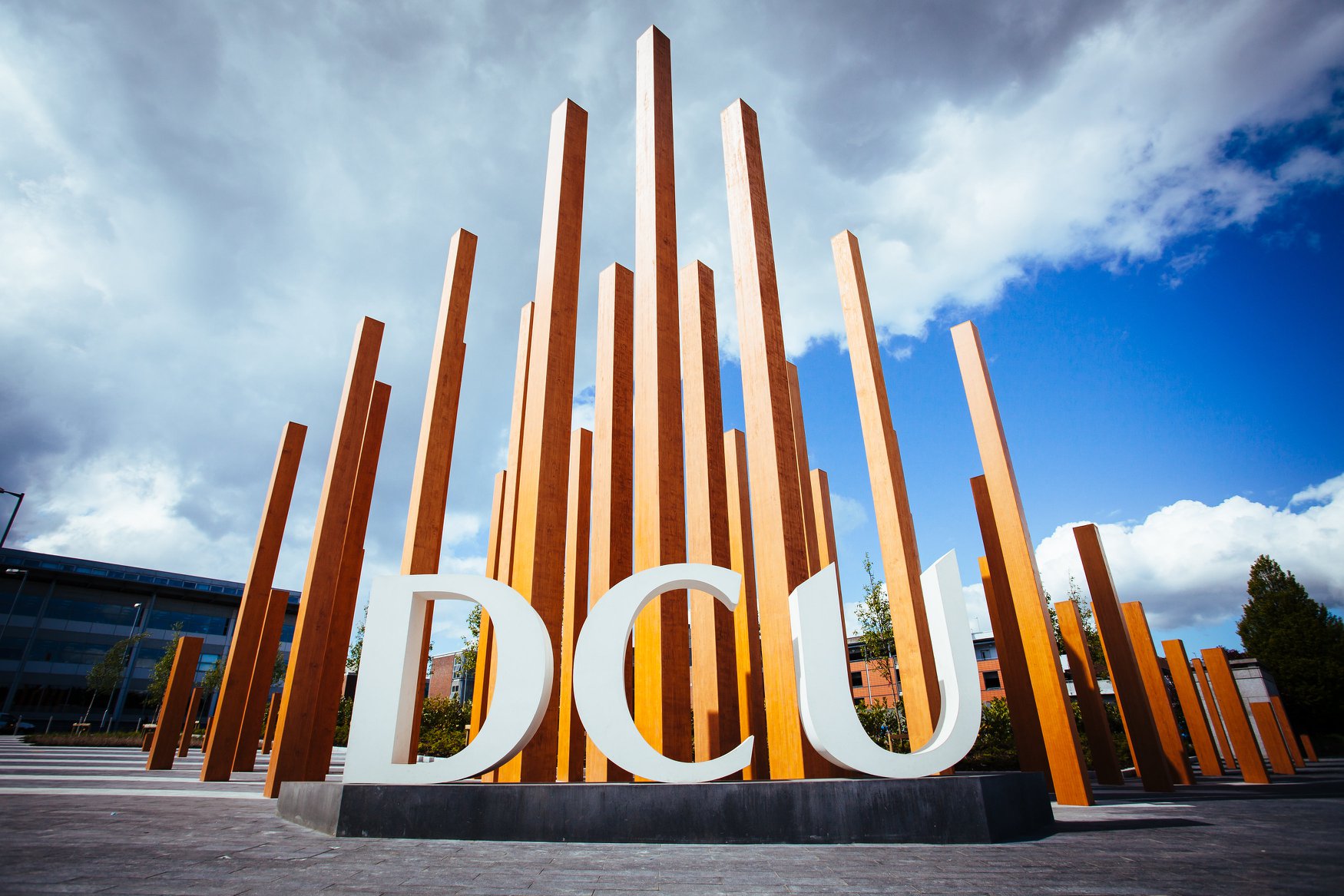 DCU sign on campus