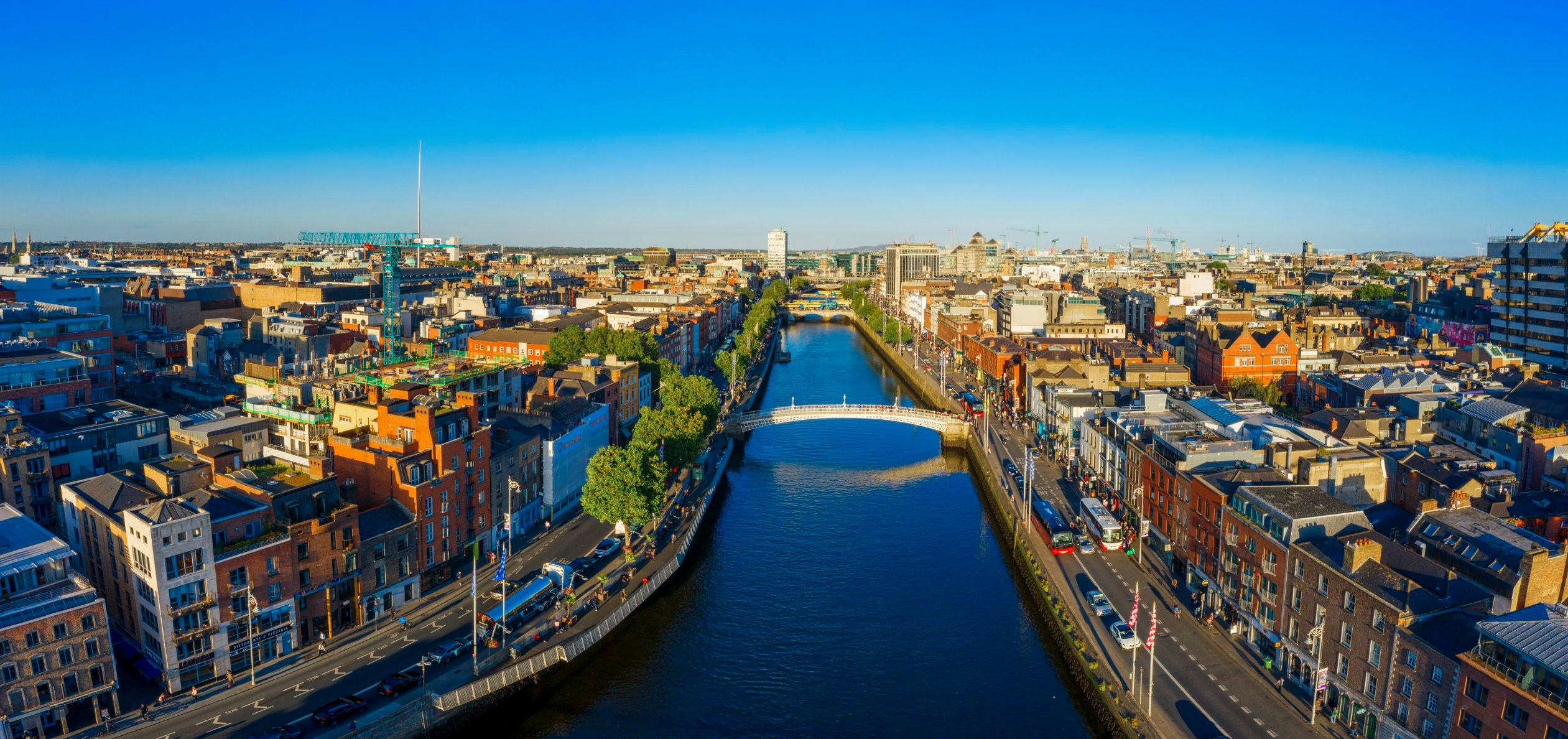 Dublin aerial shot