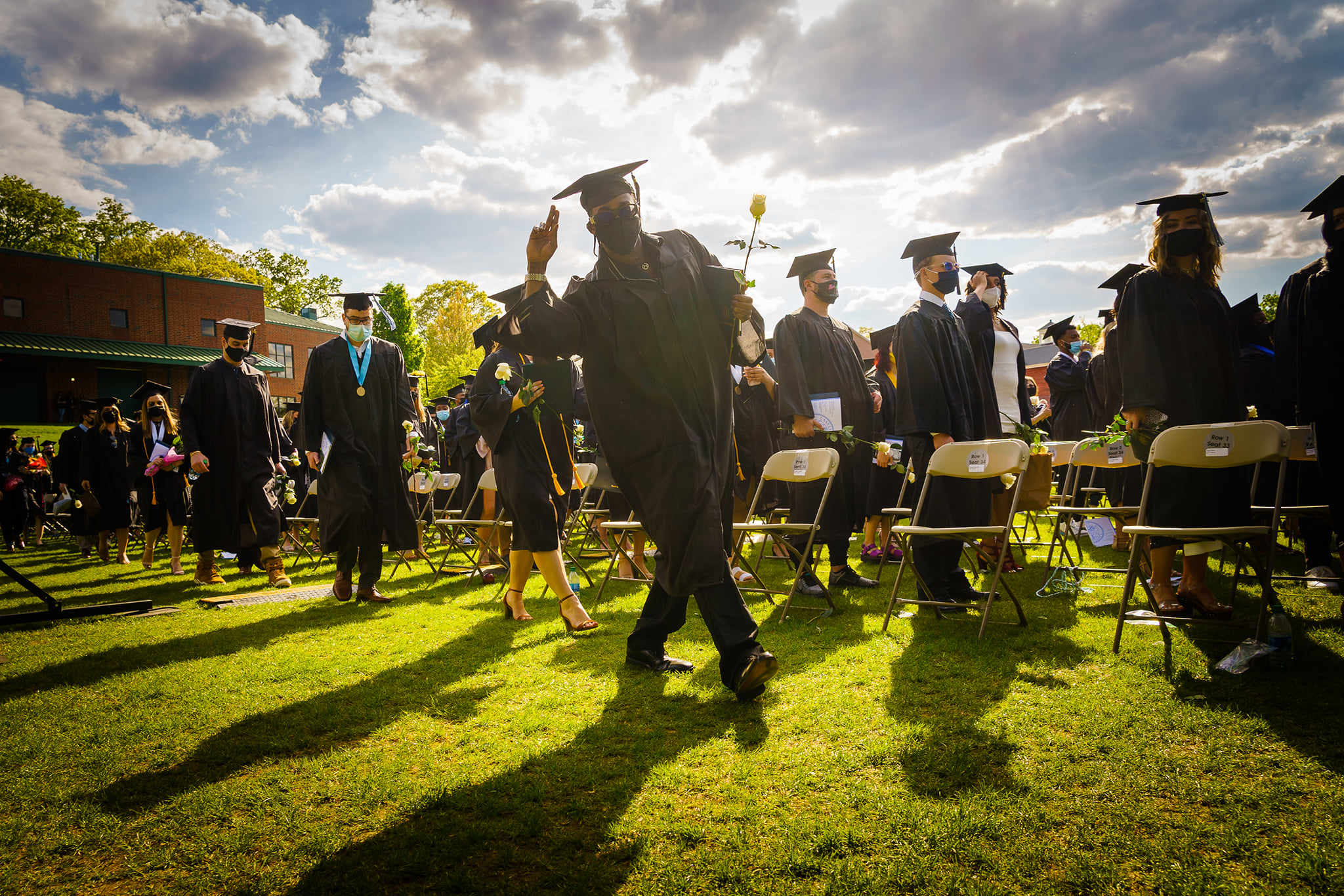 Lasell graduating students